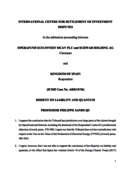 Dissent on Liability and Quantum of Professor Philippe Sands QC