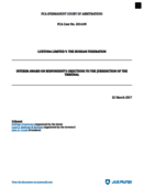 Interim Award on Respondent s Objections to the Jurisdiction of the Tribunal